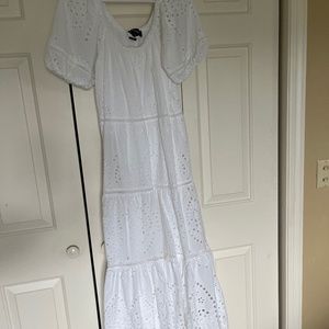 Eyelet dress